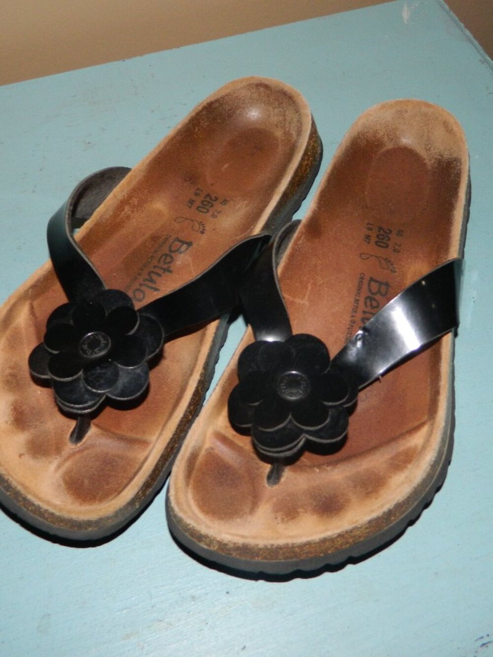 Birkenstock Betula Floral Patient Leather Sandal Size 9